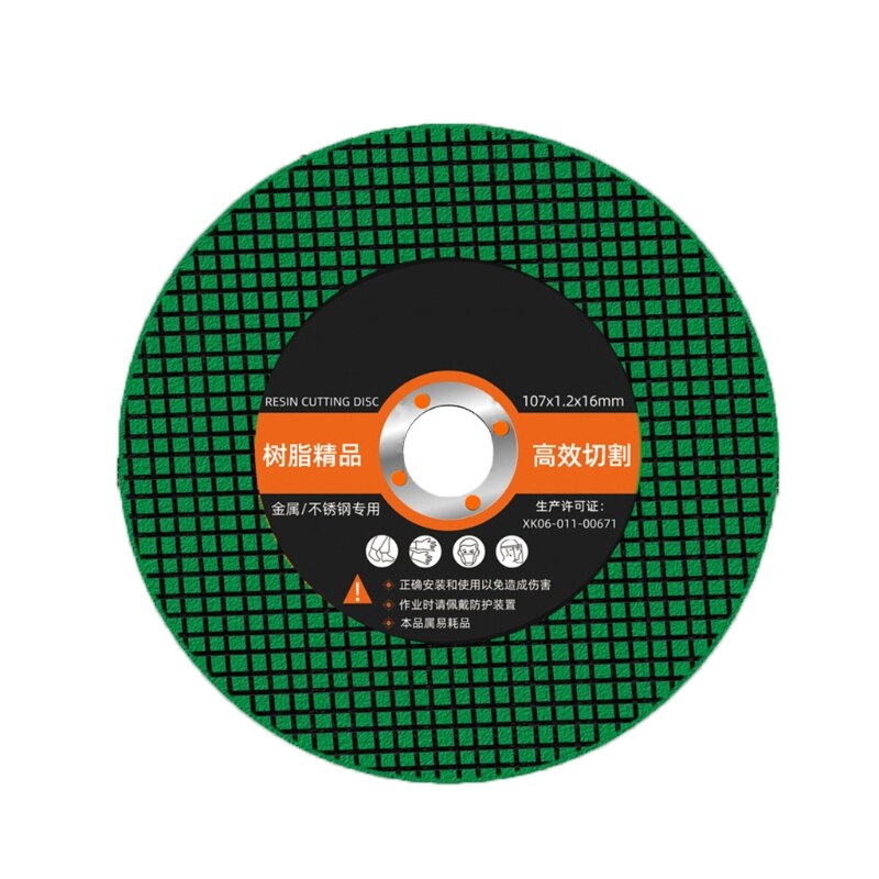 M6CF 4.2 Inch Angle Grinder Cutting Blade Saw Disc for Metal Stainless Steel Cutter Grinding Wheel Polishing Blade: green