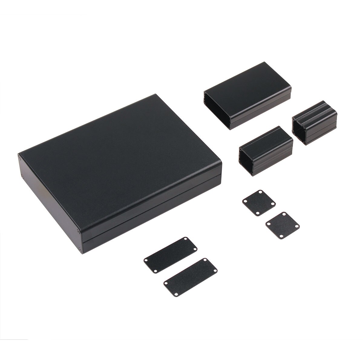 1 PC Aluminum Junction Box PCB Instrument Enclosure Electronic DIY Electronic Project Case