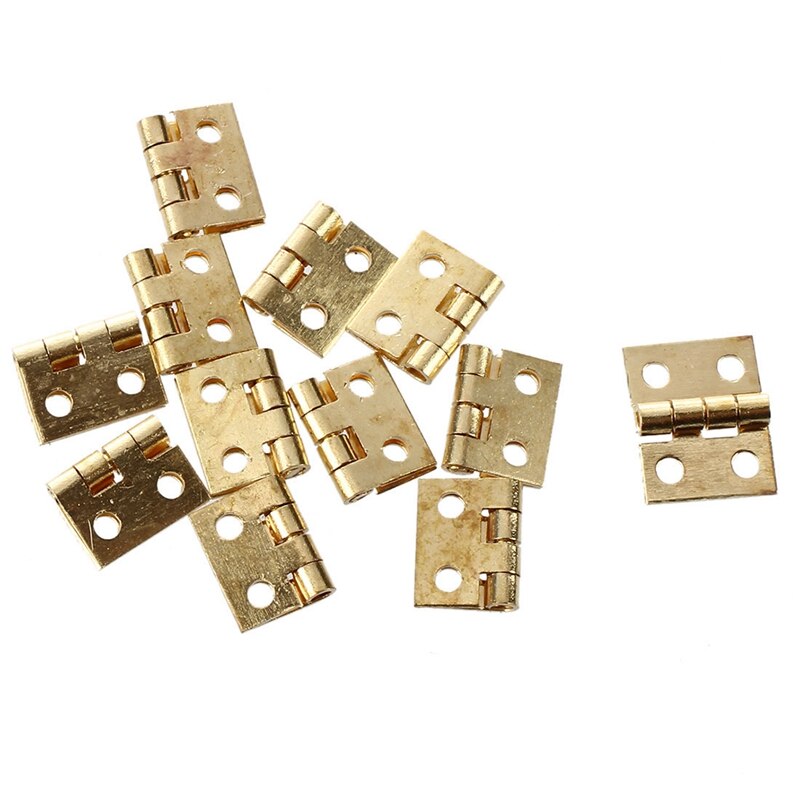 thumbnail image 2 of 20pcs Dollhouse Mini Hinges Hardware Miniature 1 2 of 11