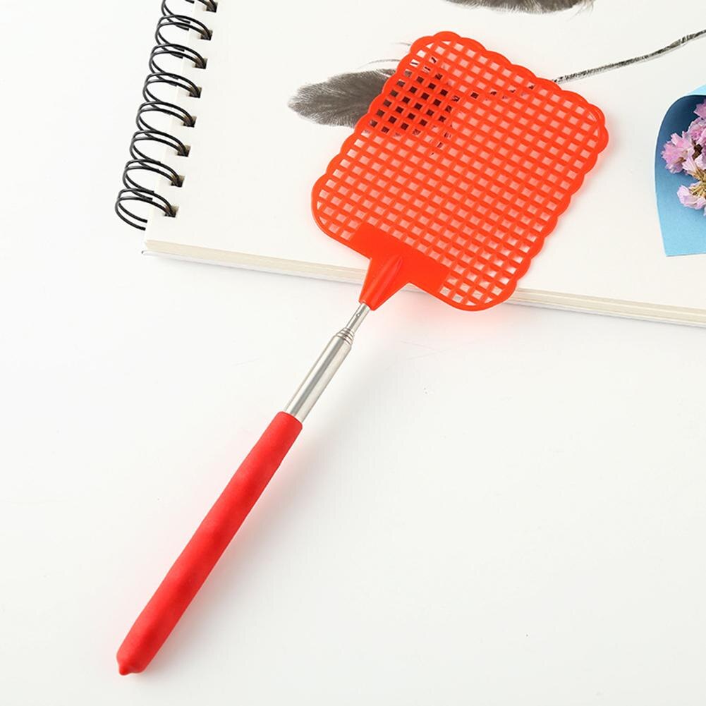 5PCS Retractable Plastic Fly Swatter Summer Supplies Mosquito Killer Home Daily Telescopic Fly Swatter