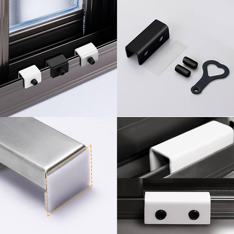 Stainless Steel Door Window Lock Sliding Sash Locks Anti-Theft Stopper Cabinet Locks Protection Child For Home Hardware Tool