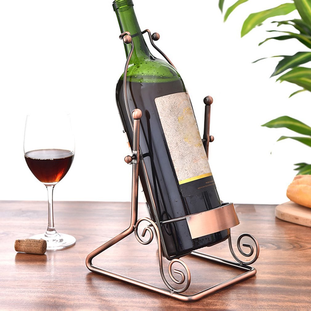 Swinging Wine Rack Wine Display Stand European Shelf Wrought Iron Wine Holder Red Wine Rack Display Rack