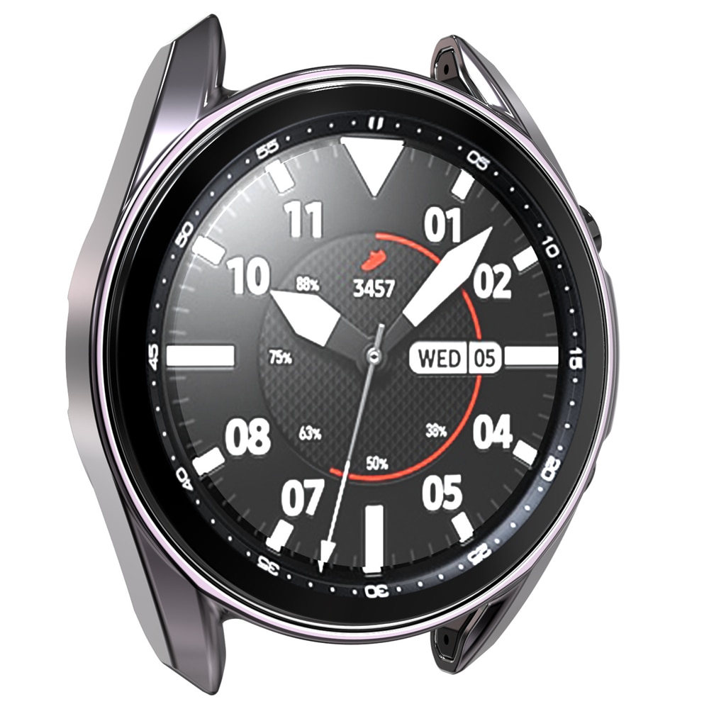 Hoesjes voor galaxy watch 3 45mm 41mm hoesje zacht tpu geplateerd hoesje voor samsung galaxy watch 41mm 45mm hoesje beschermende bumper shell