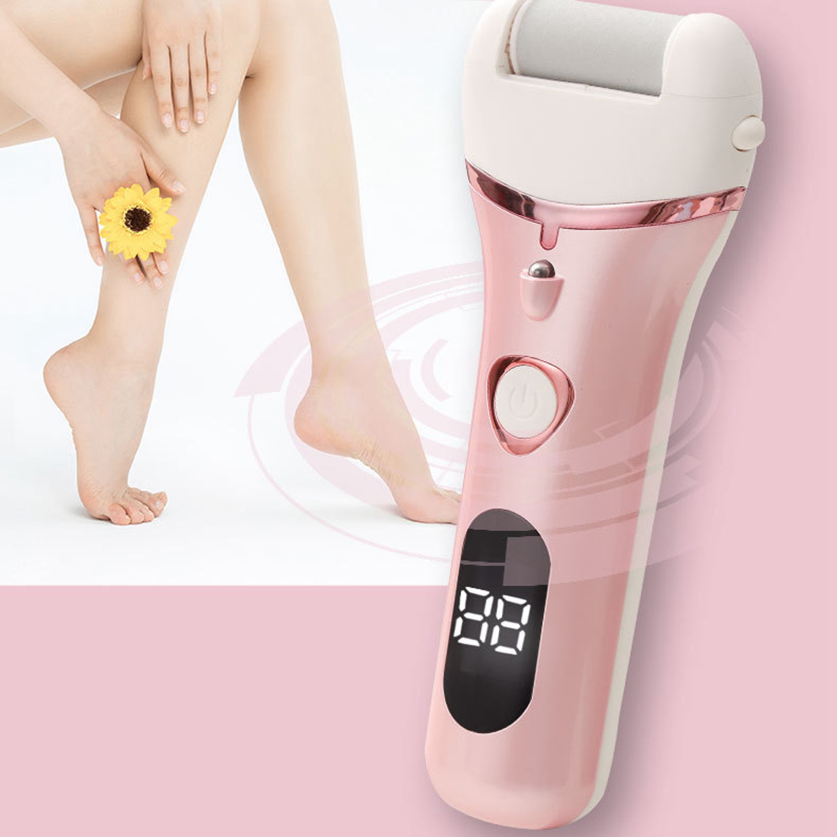 lima per piedi elettrica caricata per talloni rettifica strumenti per Pedicure strumento professionale per la cura dei piedi rimozione del callo della pelle dura morta C