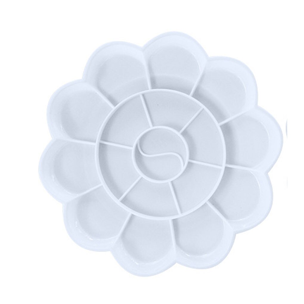 18 Watercolor Plastic Oil Painting Tray Mixing Palette Artist Acrylic Oil Drawing Supply