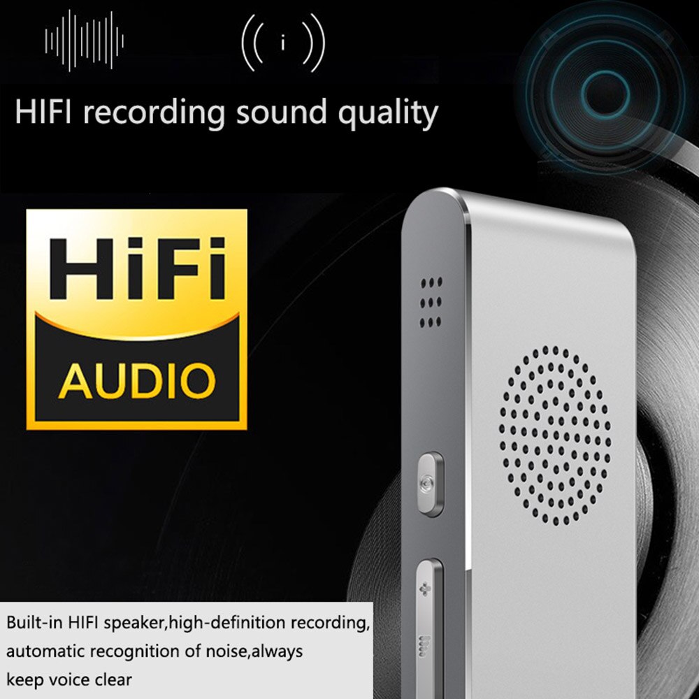 Portable T8 Smart Voice Translator Multi-language Bluetooth Voice Translation Real Time Translating for Travel Business Meeting