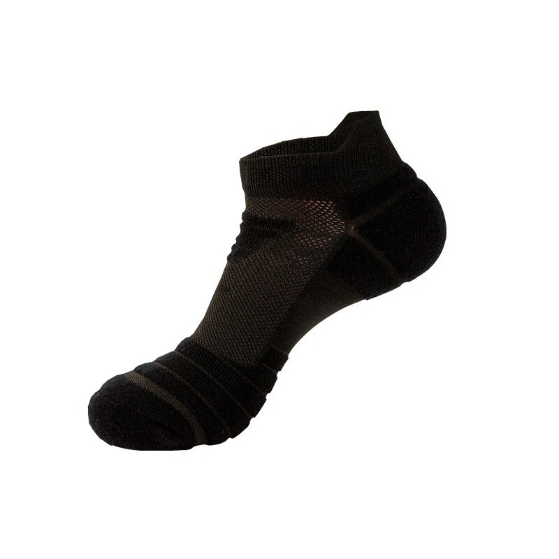 Running Socks Men Basketball Breathable Anti Slip Sport Hiking Cycling Walking Women Outdoor Soft Cotton Athletic No Sweat: Gray