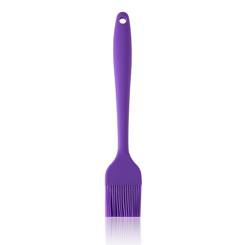 Non-stick Bbq Accessories Basting Brushes Tool Best Silicone Brush Baking Bakeware Bread Cook Brushes Pastry Oil Kitchen Gadgets: Purple