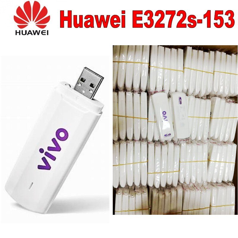 NUOVO HUAWEI E3272S-153 con antenna 4G LTE a 150 mbps gatto4 USB A BANDA LARGA mobile modem SBLOCCATO