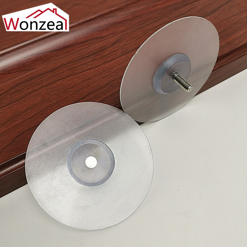 Tirador de puerta de armario, ventosa, Base de silicona para tirador de mueble, perilla de cajón, accesorios de Hardware