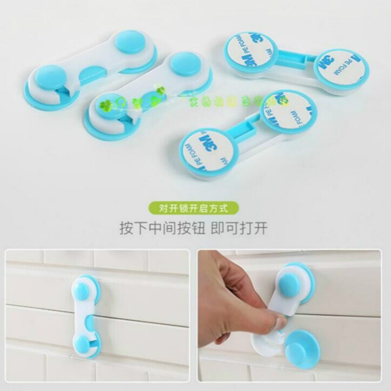 10pcs/lot Door Drawer Cabinet Lock Safety Lock Child Safety Products