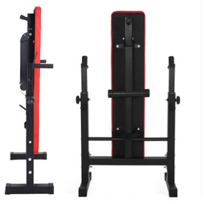 Mini vægtbænk til vægttræning belastning 200kg bærende bænkpress holdbar indendørs træningsbænk sit-up board gym