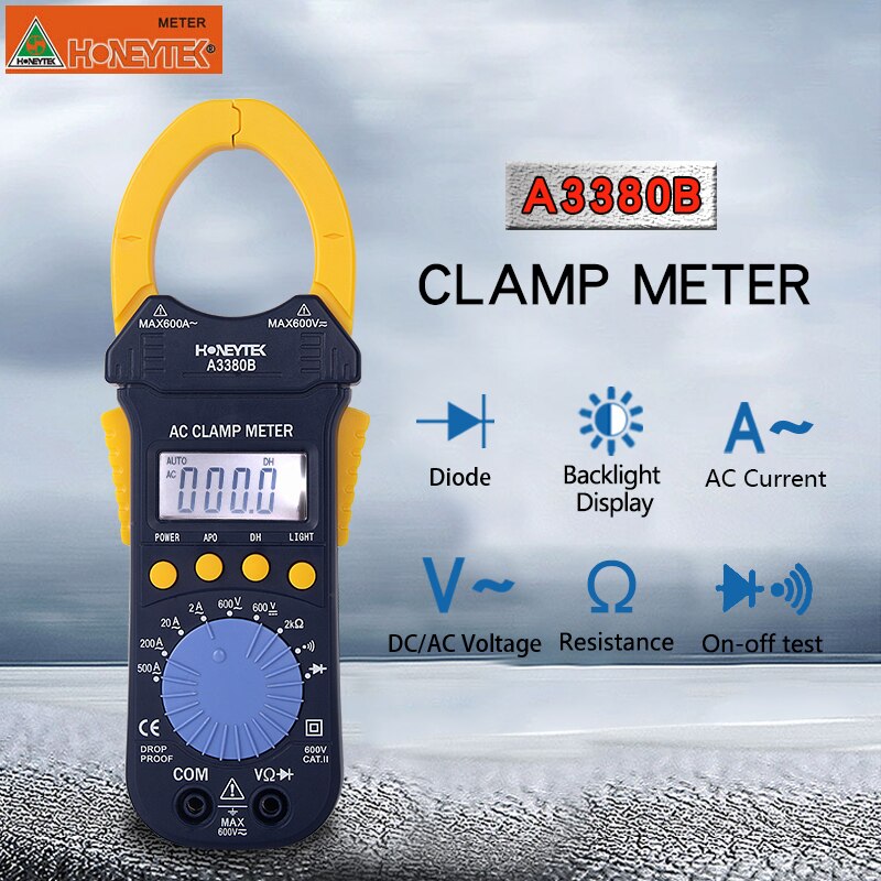 MT-87 Mini Multimeter Digital Digital Diode measurement Clamp Multi meter With Bag Wires for Testerer Pliers: A3380B