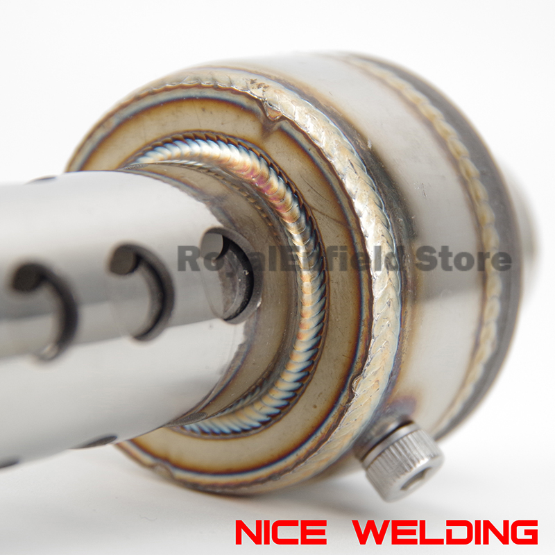 Silenciador Universal de 48MM para silenciador de escape de motocicleta, silenciador de enchufe ajustable con sonido de ruido DB Killer