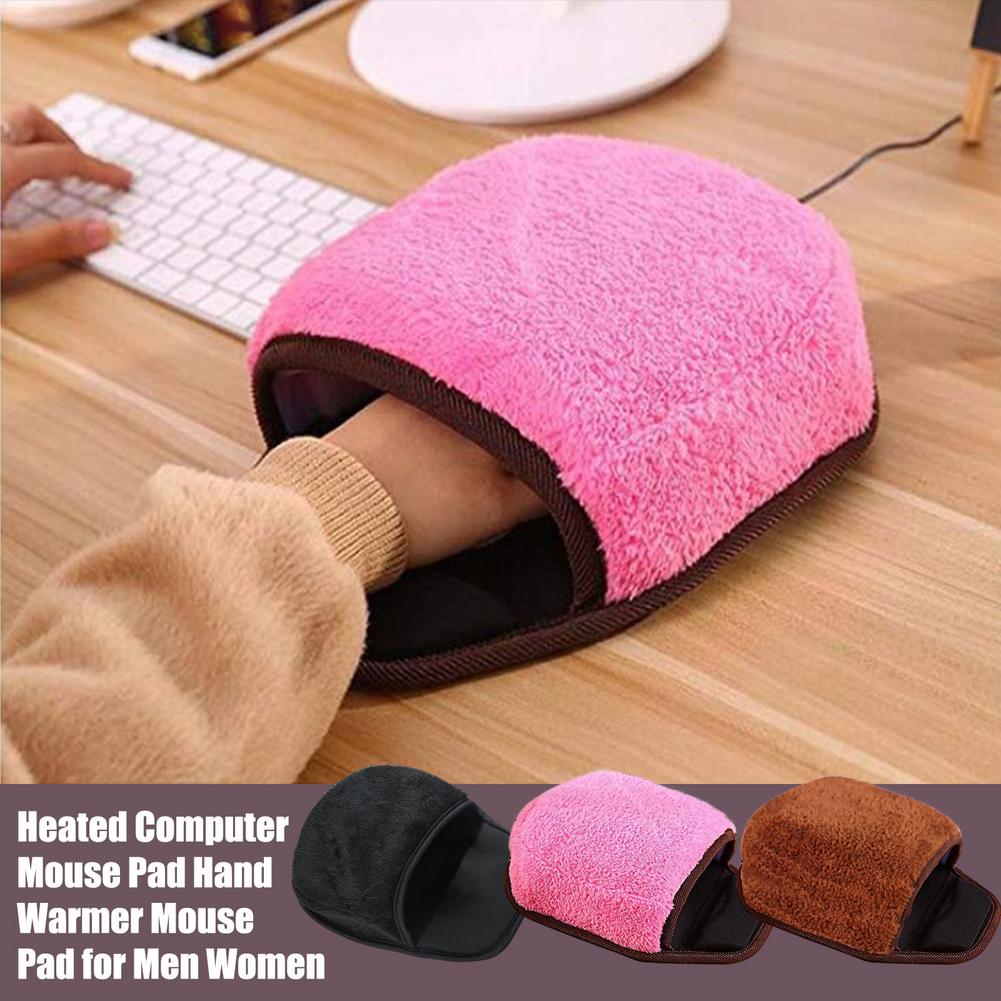 Usb Verwarmde Muismat Handwarmer Muismat Mat Mause Met Wristguard Warm Winter Muis Mat Mousepad Voor Pc Laptop