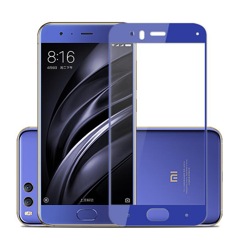 3PCS Full Glue 3D Tempered Glass For Xiaomi Mi 6 Screen Protectors For Xiaomi Mi 6 Mi6 Protective film