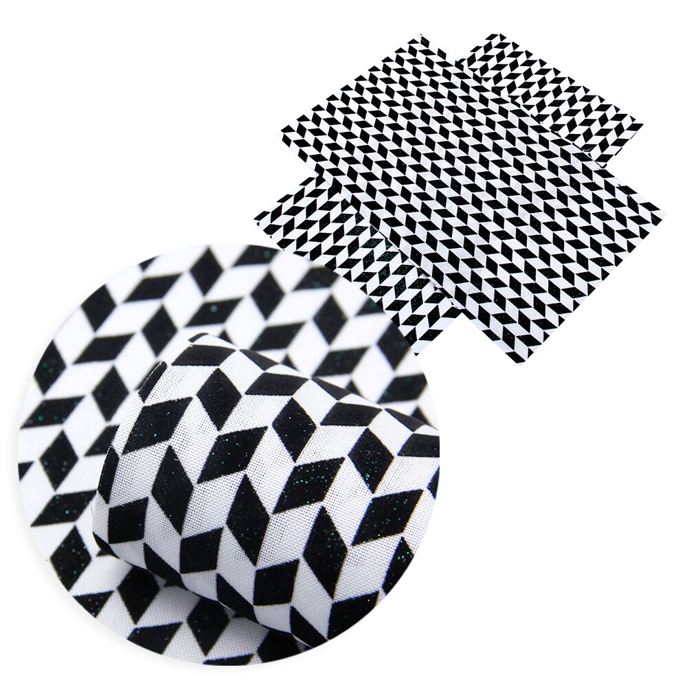 20*34cm argyle flagermus prikmønstre trykt i skiver linned glitter flocking stof, gør-det-selv håndlavede materialer til at lave projekter ,1 yc 6251: 1081338003