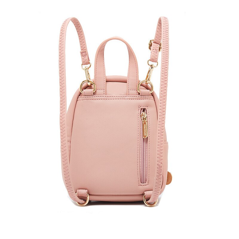 Forever Young Women Backpack Mini Soft Touch Leather Small Backpack Female Ladies Bagpack Satchel Shoulder Bag