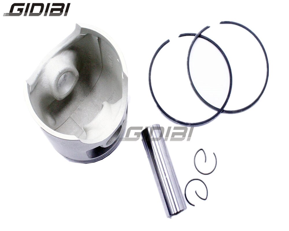 Motorcycle Piston Kit with Pin Rings Clips Set For Yamaha DT200 DT 200 Bore Size 66 mm Standard