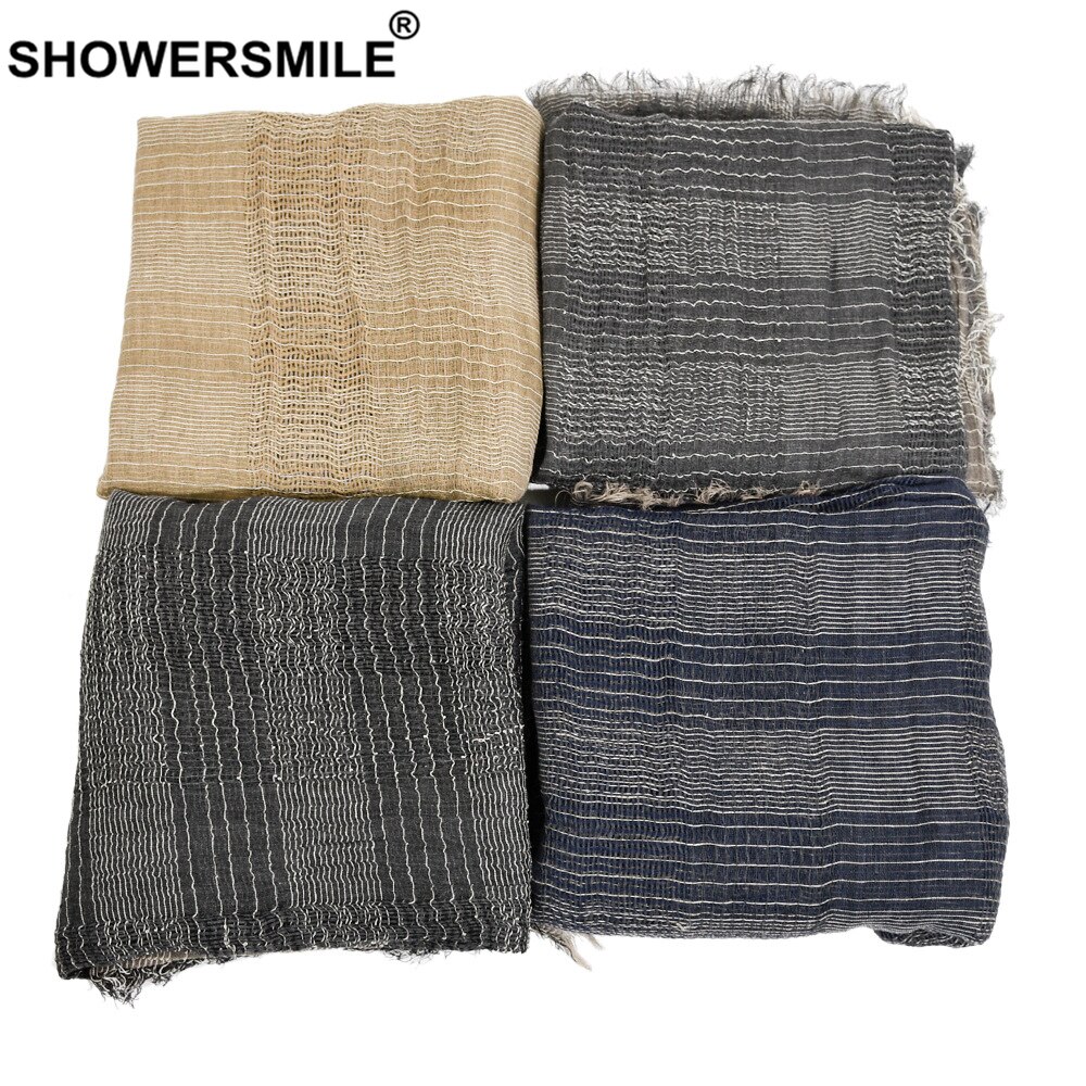 Showersmile Sjaal Mannen Herfst Winter Britse Stijl Mens Sjaals Patchwork Kaki Zwart Grijs Navy Mannelijke Sjaal 180Cm * 110cm