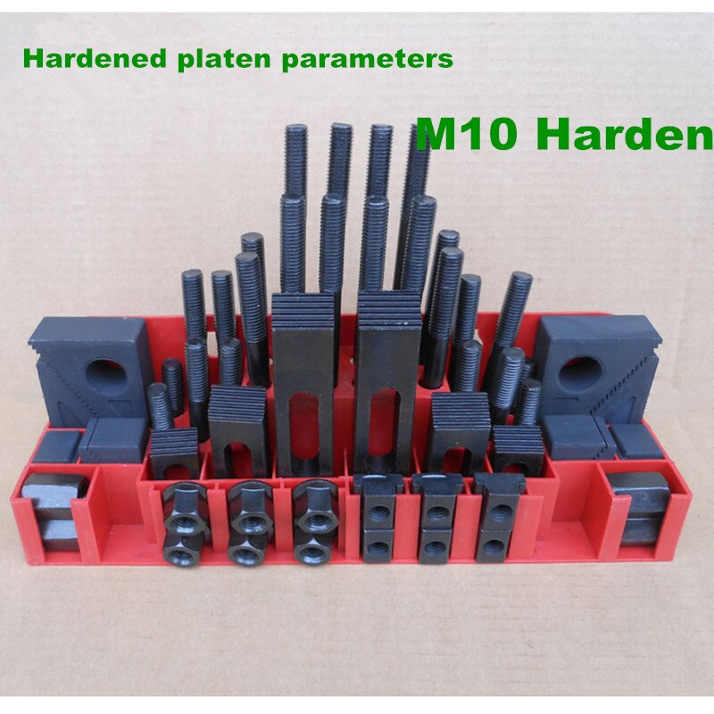 Hardening milling machine clamping set M10 58pcs mill clamp kit vice,clamping tool(A3 material heat )