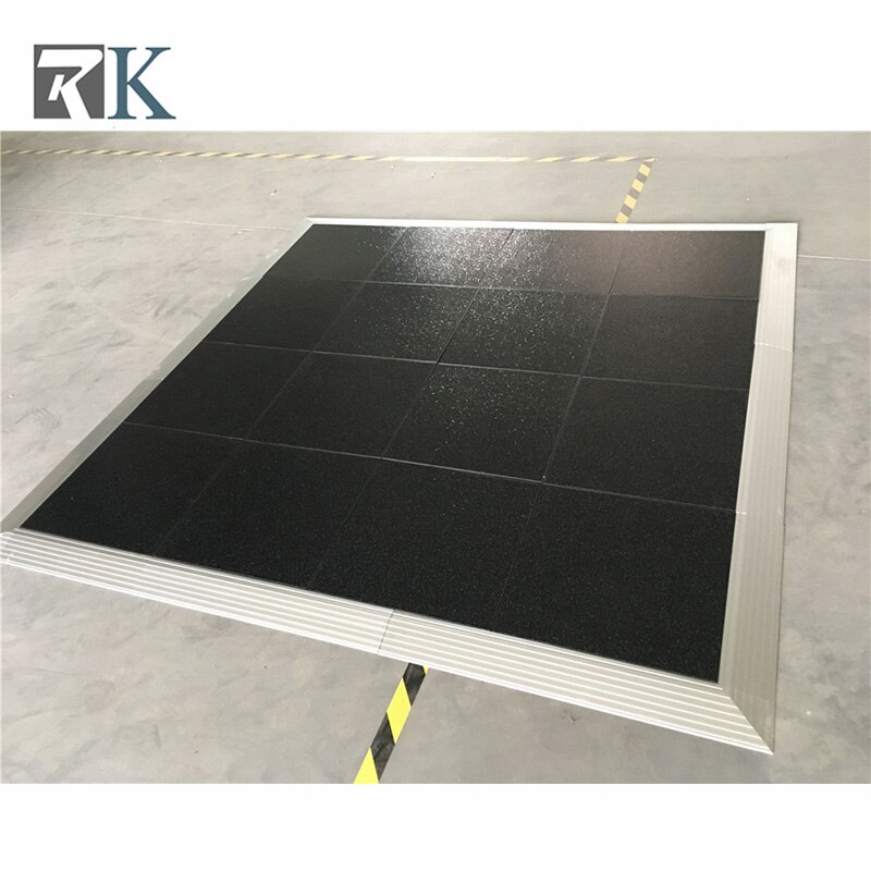 Suelo de césped marquesina PVC de vinilo negro barato para fiestas de boda