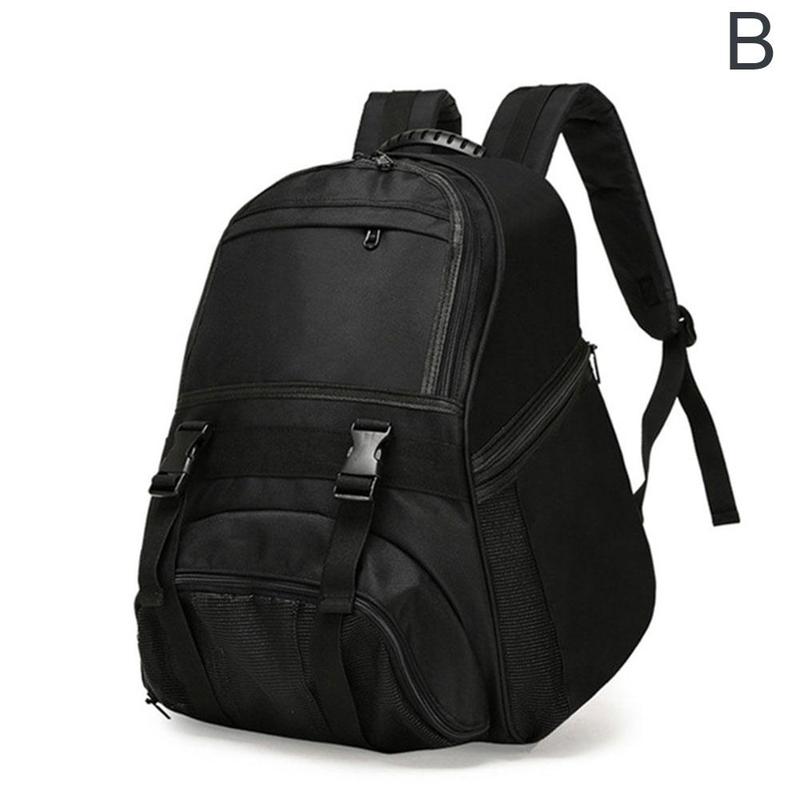Soccer Ball Pack Bag Football Basketball Volleyball Training Oxford Storage Fitness Rucksack Bags Backpack A4O2: Black