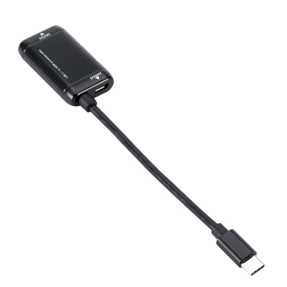 Bggqgg 1080p usb c til hdmi adapter type c telefon nettbrett utgang hdmi til hdtv Observere prosjekt usb 3.1 hann til hdmi femal omformer