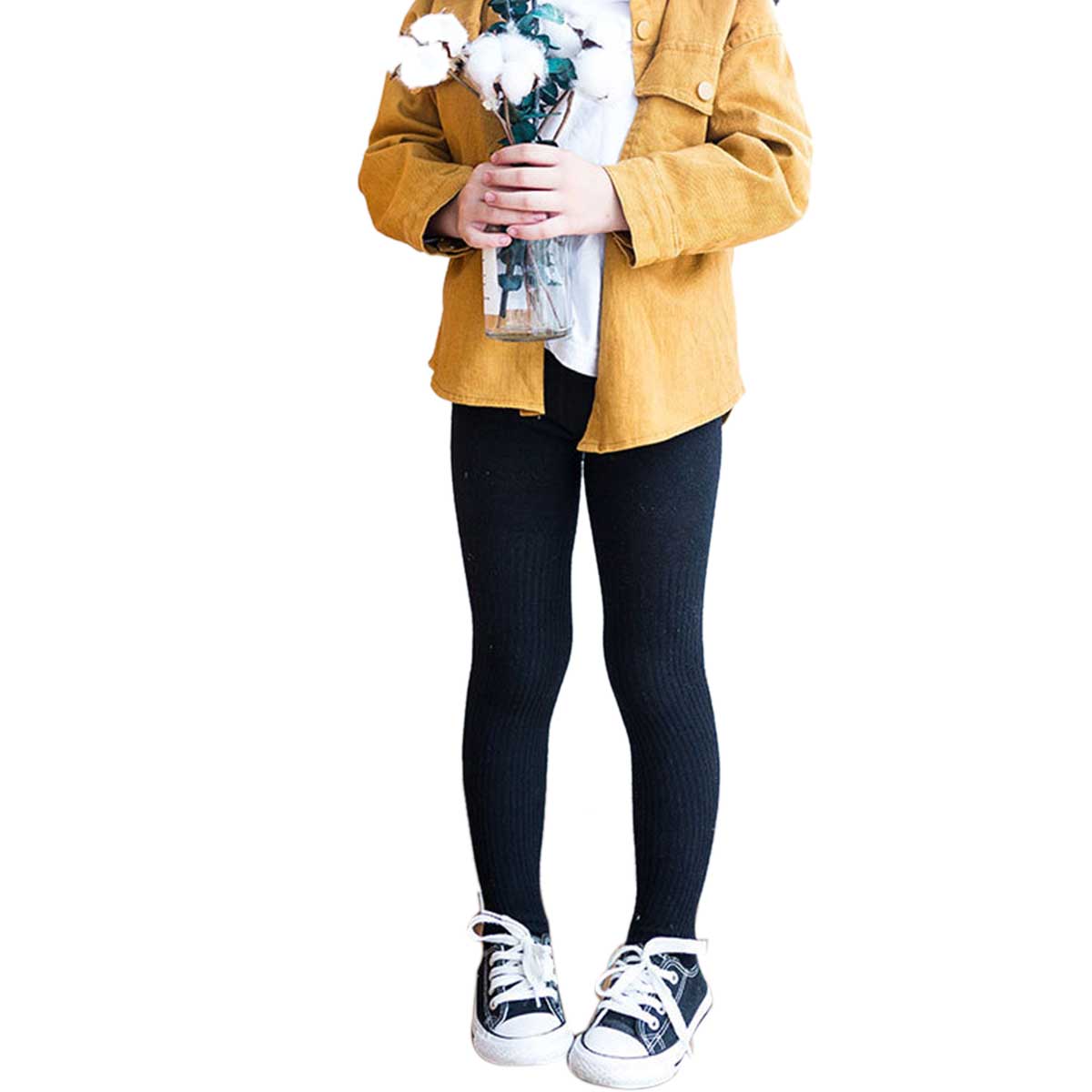 Kid Breien Kousen, Herfst Broek, Wrap Kalveren Warme Benen Katoen Herfst Winter Accessoire