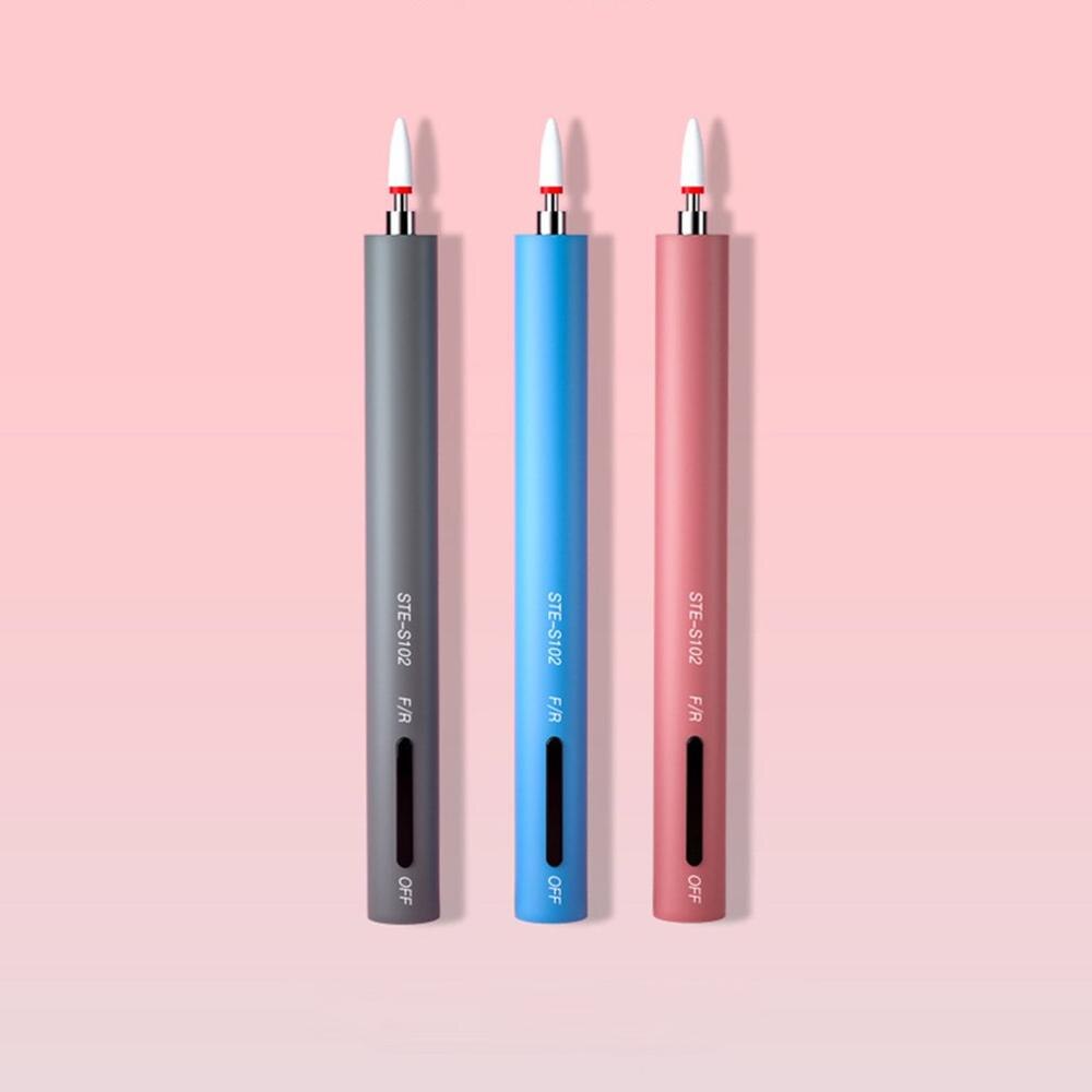 Usb Oplaadbare Led Lamp Verlichting Nail Polijstmachine Pen Draagbare Verwijderen Dode Huid Lossen Manicure Nail Polijsten Tool