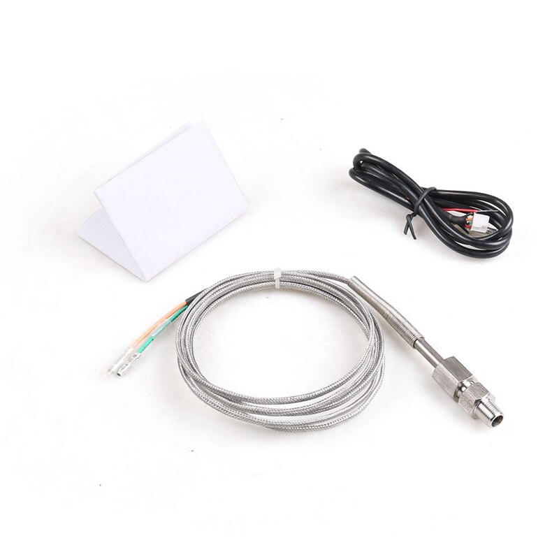 2 Inch 52mm Exhaust Gas Temp Gauge Digital Exhaust Temperature EGT EXT Gauge Blue Led Car Gauge Car Meter with Sensor