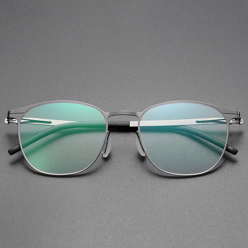 Monturas de gafas ovaladas de para hombres y mujeres, gafas ópticas ultraligeras sin tornillo, gafas graduadas para miopía, Alemania