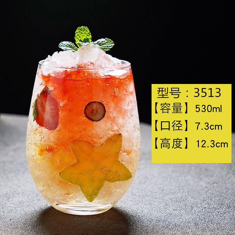 Bredbotten whiskyglas transparent svart ölglas vaso kristallbar personlighet vinglas kall dryck kopp juice mjölkglas: A