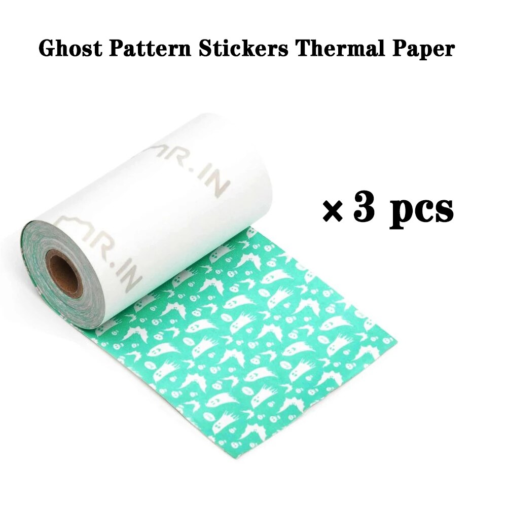 Papier phomémo imprimable, pour imprimante thermique, rouleau auto-adhésif, pour phomémo M02/M02S/M02Pro, étiquettes,: Paper 7