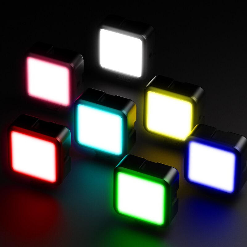 Ulanzi  vl49 himmennettävä rgb led videovalo lamppu päivitetty versio monivärinen puhelin kamera led lamppu valokuvaus studio valaistus vlogi