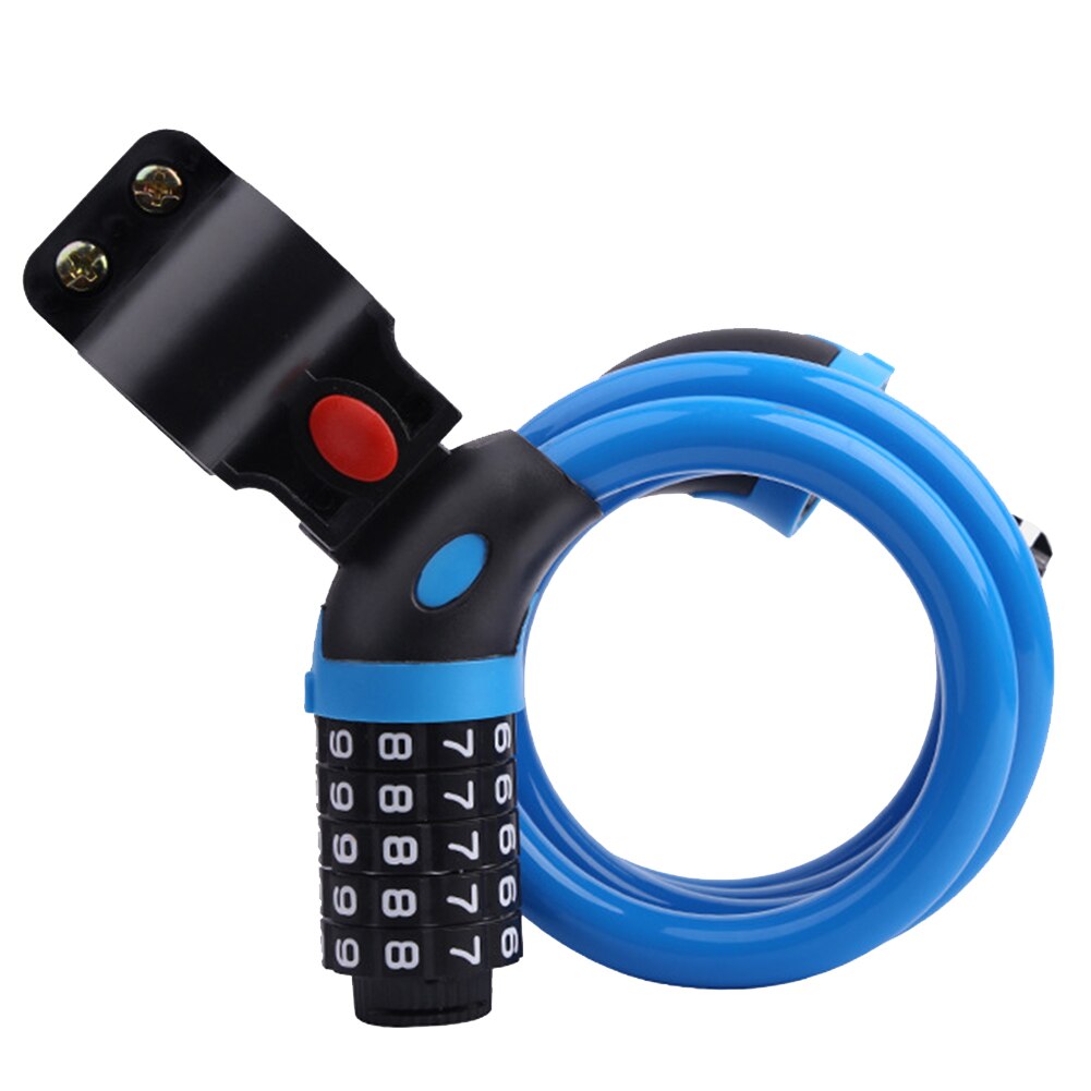 5 Nummers Met Beugel Fiets Combinatie Lock Duurzaam Portable Kids Anti Diefstal Fixatie Staaldraad Praktische Kinderen Verlengen