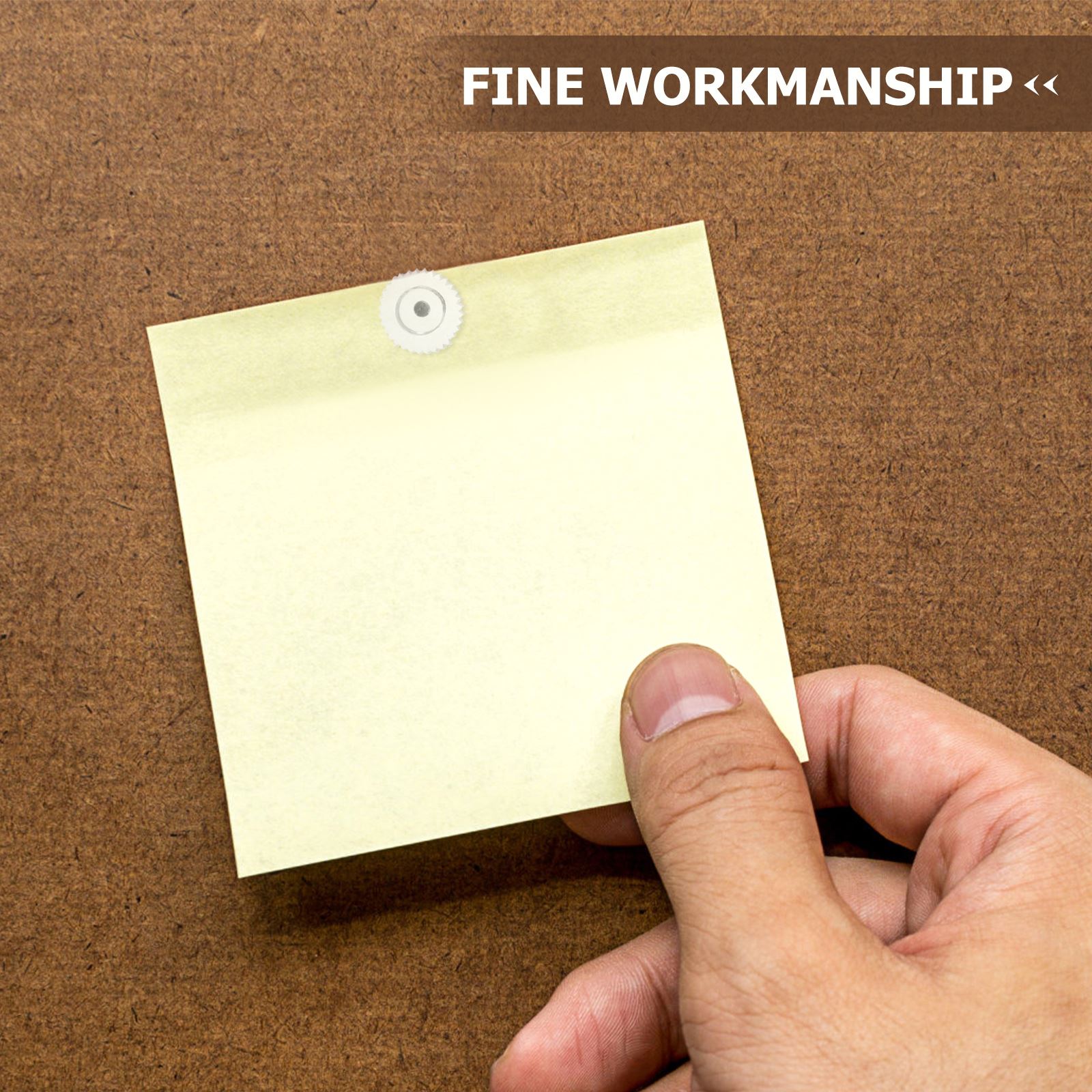 100 Pcs Plastic Thumbtack Corkboard White Pins Decorative Tacks Cute Pp Clear for Hanging Aesthetic Push Bulletin Office