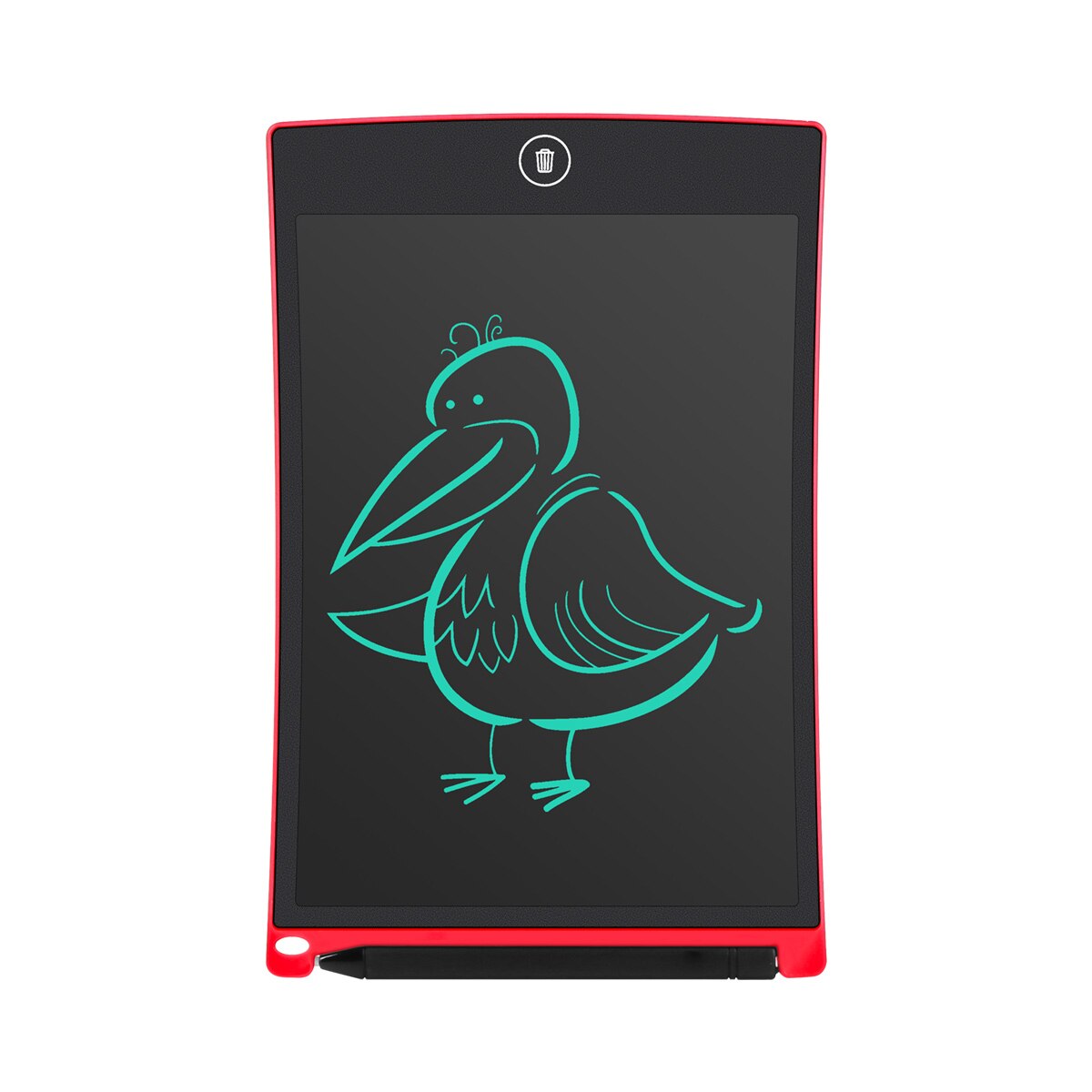 8.5 inch Graphics tablet Pen For drawing tablet on windows tableta lcd writing tablet grafica para dibujar libreta inteligente: Red