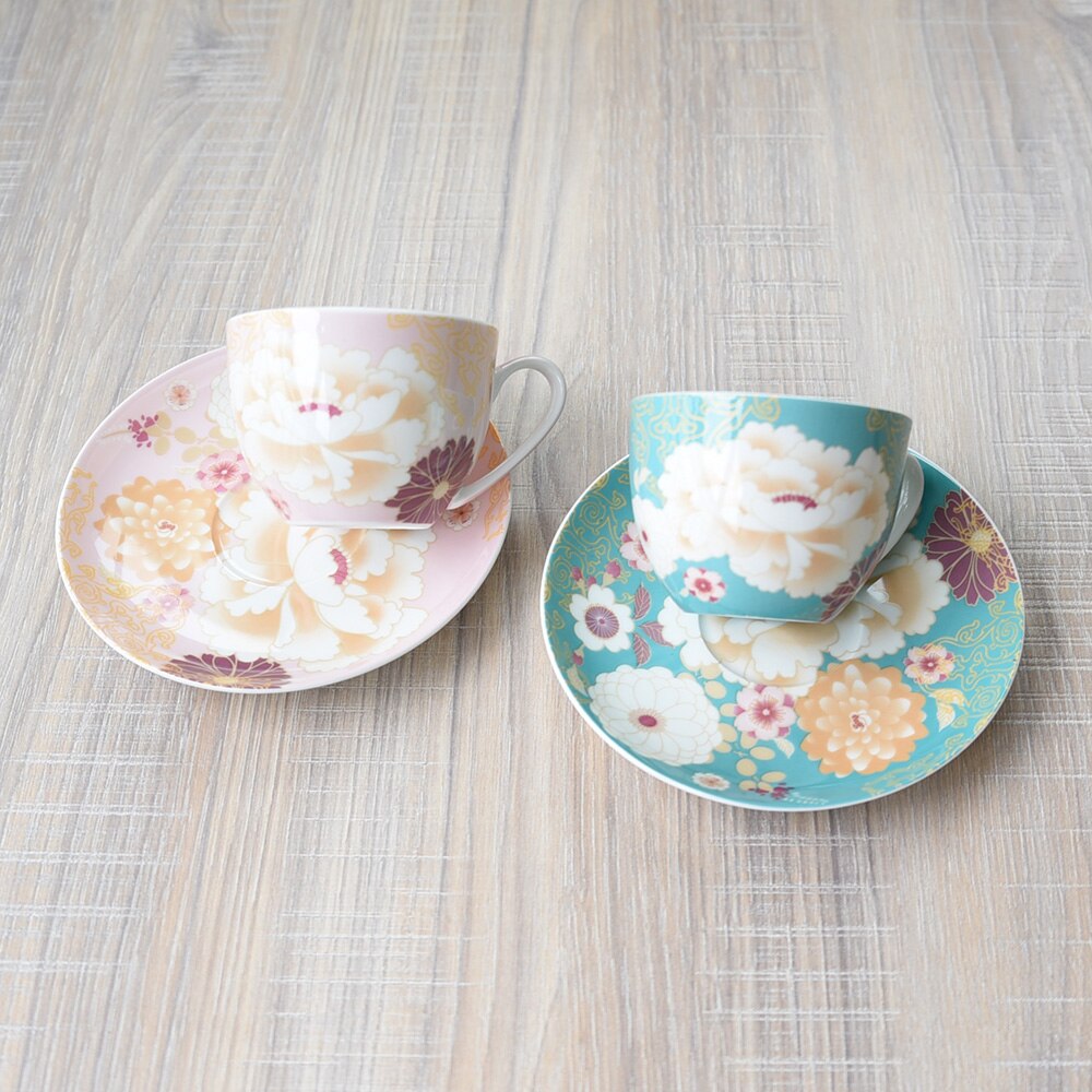 Nordisk håndlaget kopp vintage keramikk kaffefat sett kjøkkenutstyr kopp tazas kafé kjøkken drikkeutstyr  db60bd