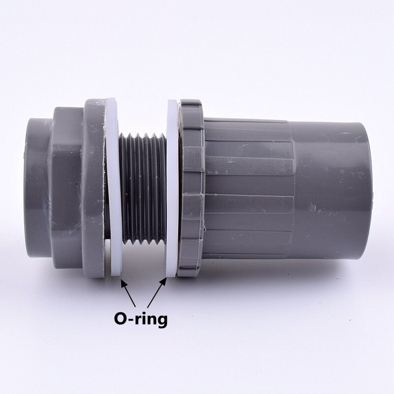 2-20Pcs 20~50mm PVC Accessories Aquarium Fish Tank Drain Inlet Outlet Accessories Garden Irrigation Overflow Pipe