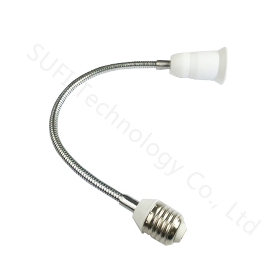 Lot de  e27 to e27 2 de douilles pour ampoules led, 20cm 30cm 40cm 50cm 60cm, convertisseurs