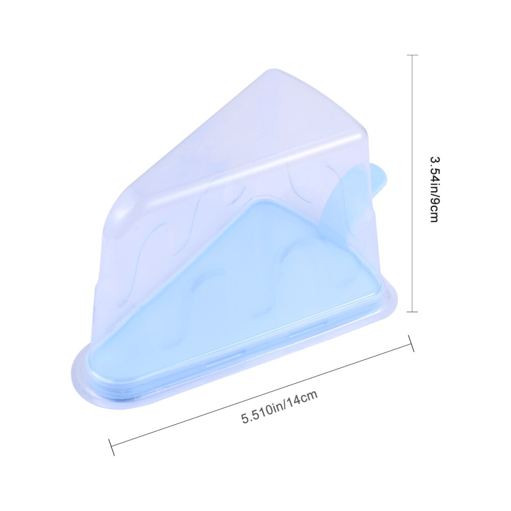 20pcs Small Triangle Cheesecake Box Slice Cake Container Triangle Pie Holder