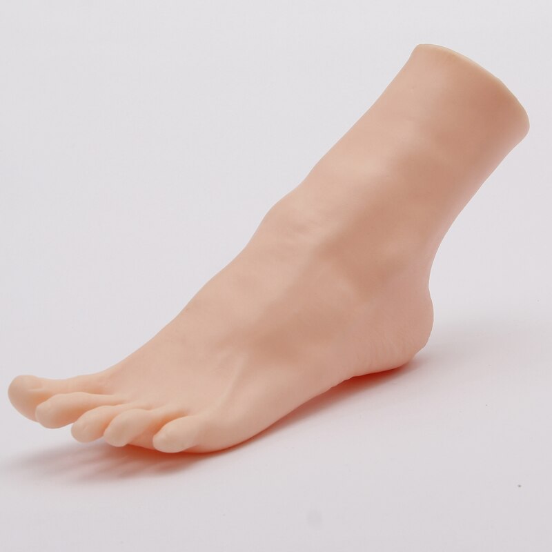 1 pari naisten todenmukainen pehmeä naisten mallinukke jalka näyttö kengät sukat varpaat erilliset naisten malli jalka harjoitus jalka