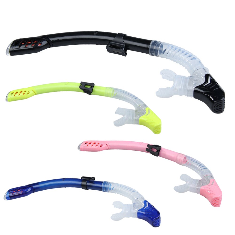 Snorkeling Diving Set Kit Gear Equipment Silicone Pipe Underwater Full dry Breath tube Swim Spearfish Swim Tools