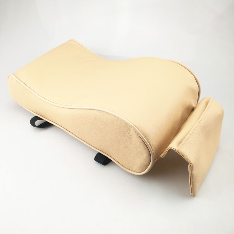 Accoudoir en cuir pour la console centrale de voiture, forme, pour Peugeot 206 207 208 301 307 308 407 3008 4008,: Beige