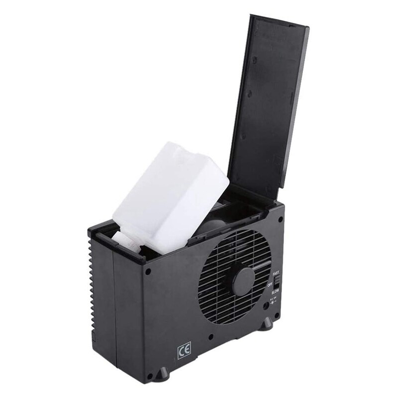 Aire acondicionado portátil para coche, 12V, refrigeración por agua, ventilador, aire acondicionado