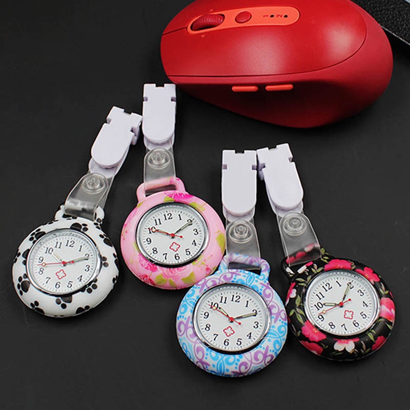 Reloj de bolsillo para enfermeras, pulsera de silicona de cuarzo para Doctor TT @ 88