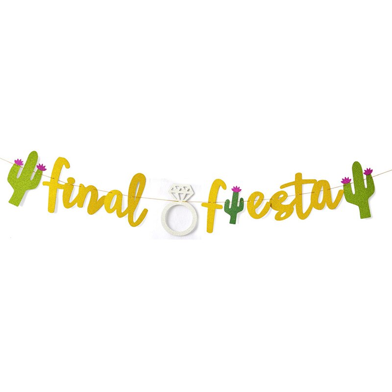 Mexican Fiesta Party Decorations Colorful Alpaca Cactus Fiesta Balloon Banner Cactus Foil Balloons Bachelorette Party Supplies