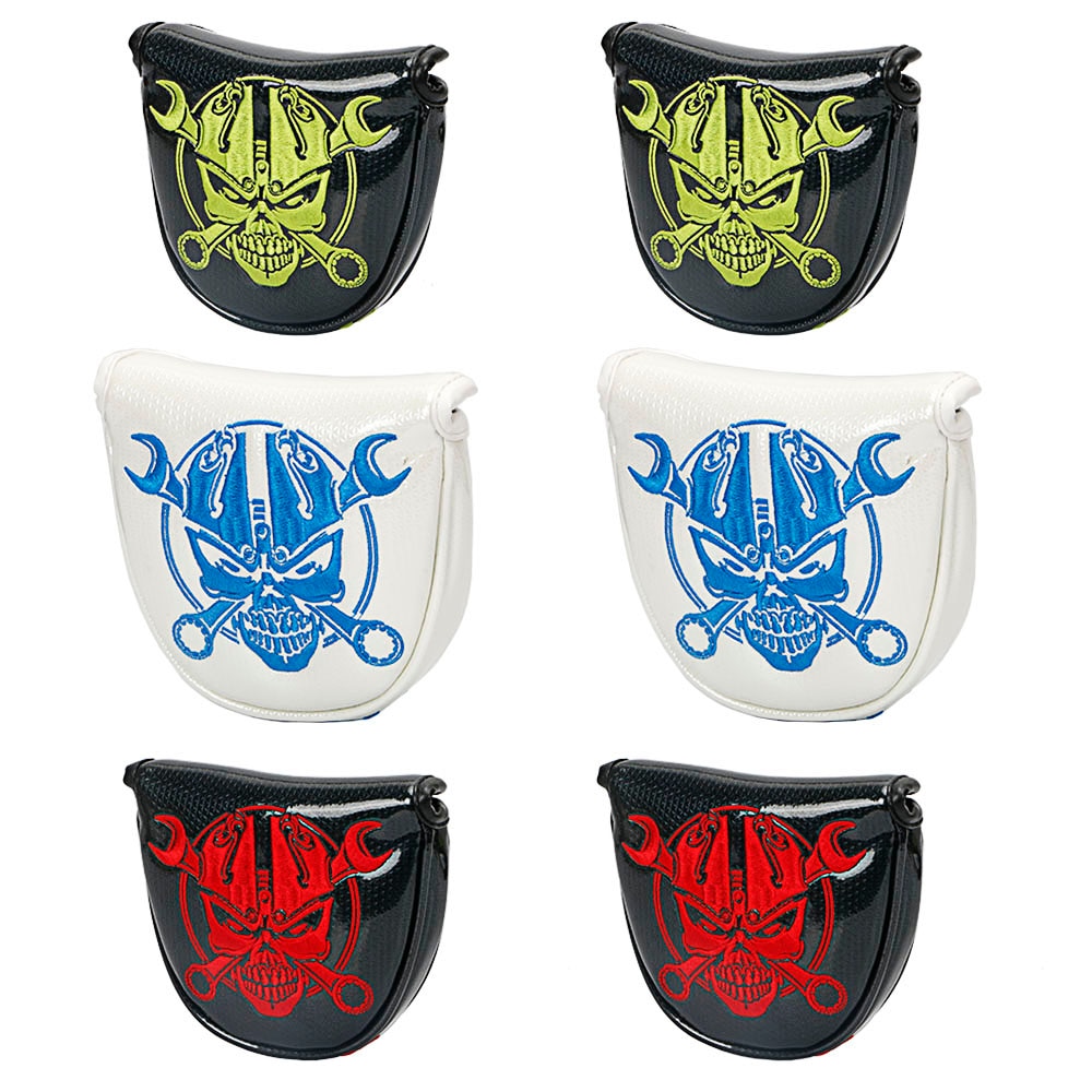 Golf Mallet Head Cover Putter Cover met Magnetische Sluiting Golf Headcover 6 kleur kiezen