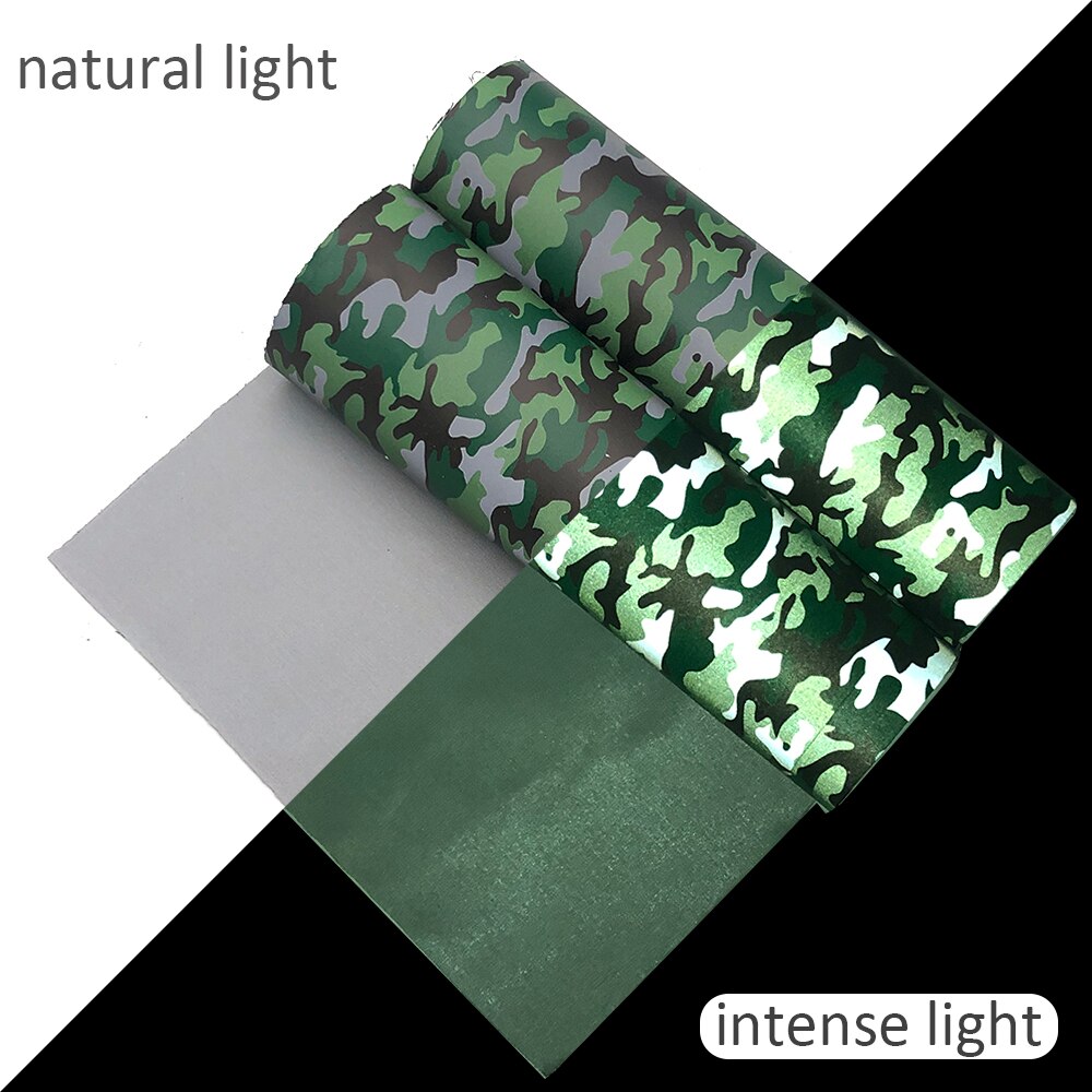 30*140cm Camouflage Reflective Sliced Faux Leather Artificial Synthetic Leather Fabric, DIY Sewing Garment HairBow Bags,1Yc10274: 1097198009